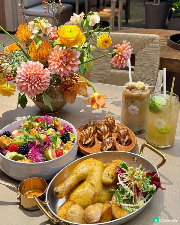 全新花系CAFÉ 💐節日限定套餐🫶🏻