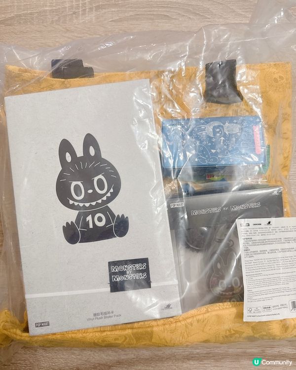 開箱THE MONSTERS十週年巡展香港站紀念限定set