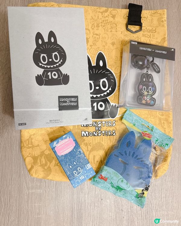 開箱THE MONSTERS十週年巡展香港站紀念限定set