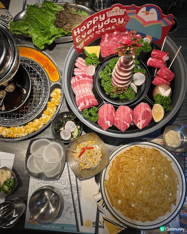 韓屋親子燒肉🥩：聖誕村套餐 x 波波池 🛝