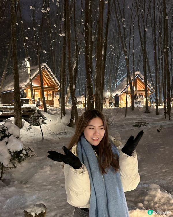 ❄️雪國童話鎮！藍調時刻超夢幻✨