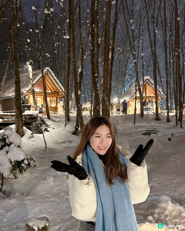 ❄️雪國童話鎮！藍調時刻超夢幻✨