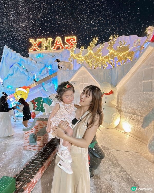 朱古力村聖誕限定！❄️飄雪巡遊煙花超正！🎆