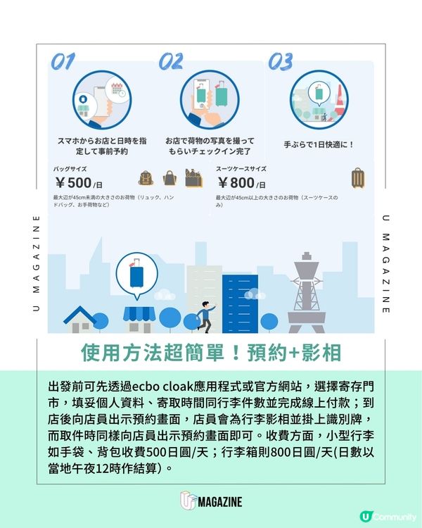 唔使再搵Locker！日本7-11宣佈提供行李寄存服務