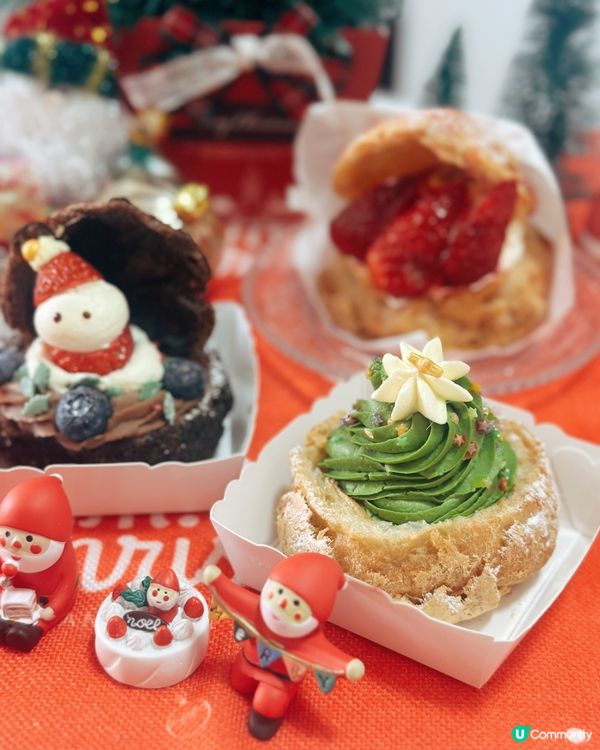 聖誕甜品打卡📸！西樹泡芙🎄勁可愛😋！