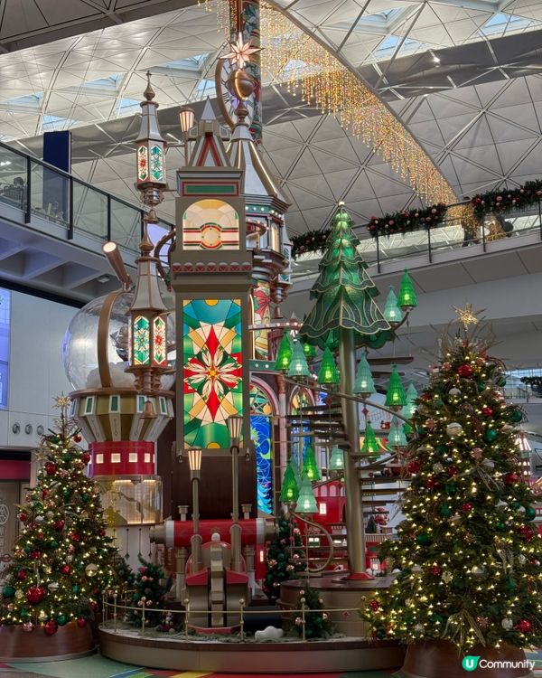 香港機場聖誕打卡🎄！熊啤啤勁可愛🐻！可愛聖誕版薯仔公仔🥔！