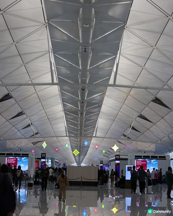 香港機場聖誕打卡🎄！熊啤啤勁可愛🐻！可愛聖誕版薯仔公仔🥔！