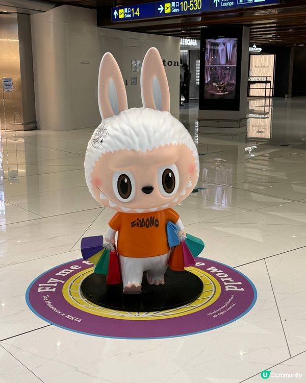 香港機場聖誕打卡🎄！熊啤啤勁可愛🐻！可愛聖誕版薯仔公仔🥔！