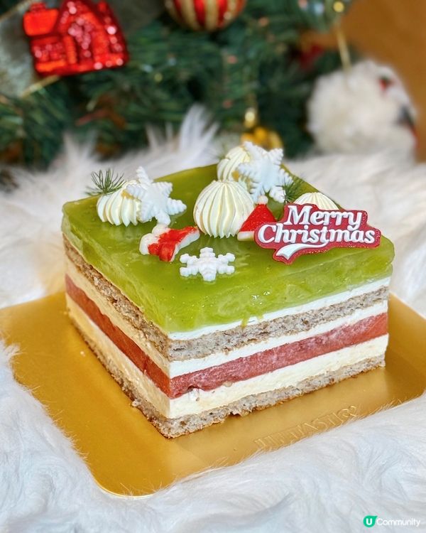 1.  蛋糕控🤤！聖誕限定新口味！🍇🍉🍰