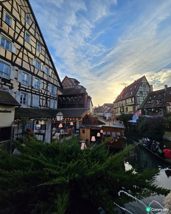 科爾馬🎄小威尼斯，聖誕燈飾超夢幻！✨