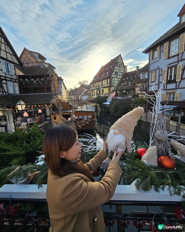 科爾馬🎄小威尼斯，聖誕燈飾超夢幻！✨