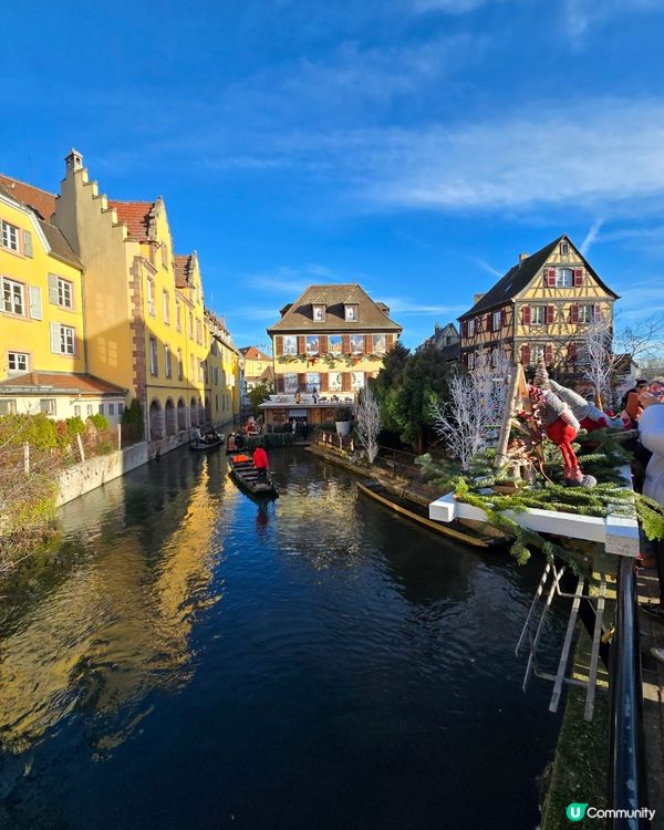 科爾馬🎄小威尼斯，聖誕燈飾超夢幻！✨