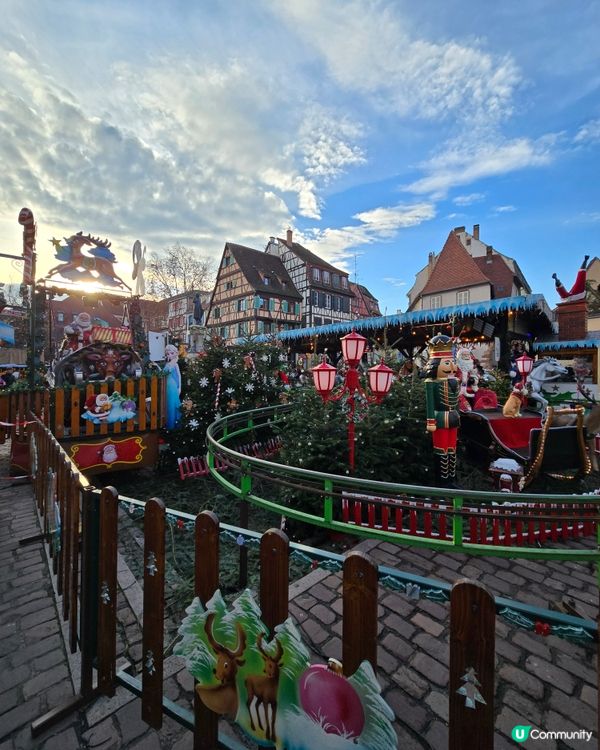 科爾馬🎄小威尼斯，聖誕燈飾超夢幻！✨