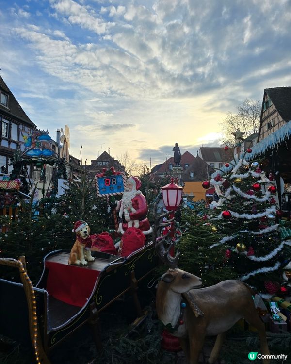 科爾馬🎄小威尼斯，聖誕燈飾超夢幻！✨