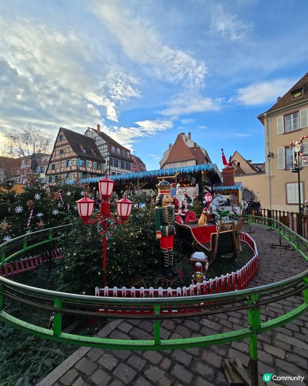 科爾馬🎄小威尼斯，聖誕燈飾超夢幻！✨