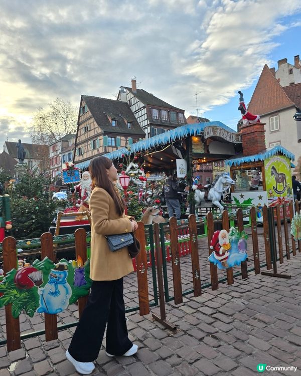 科爾馬🎄小威尼斯，聖誕燈飾超夢幻！✨