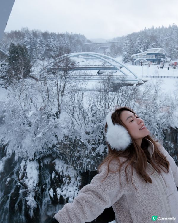 北海道聖誕老人鬍鬚❄️！銀鬚瀑布打卡📸！