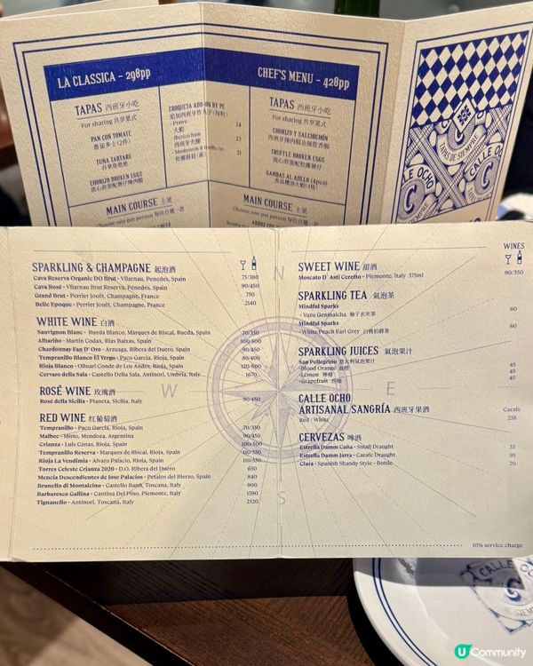 銅鑼灣有氣氛西班菜小酒館 人均$428❕