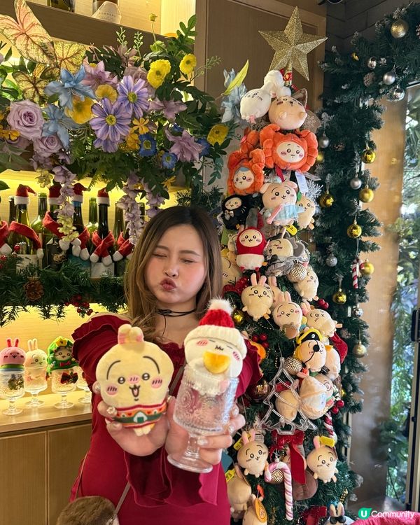 深圳Chiikawa Cafe 打卡！聖誕樹🎄+靚公仔😍！