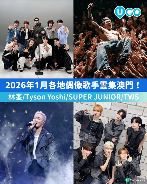 【1月澳門睇show日程全公開！】