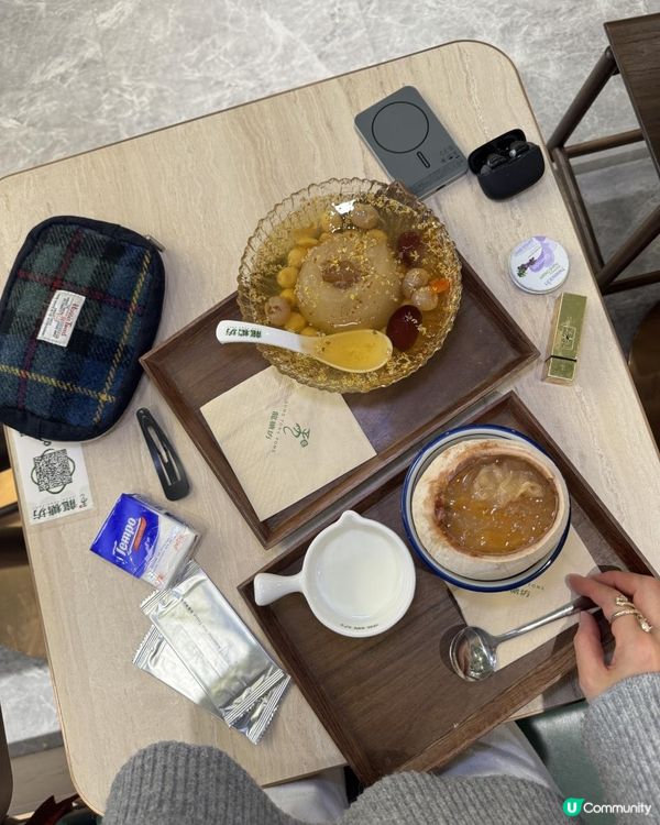 香港性價比高滋潤甜品好去處！勁多花膠！勁足料