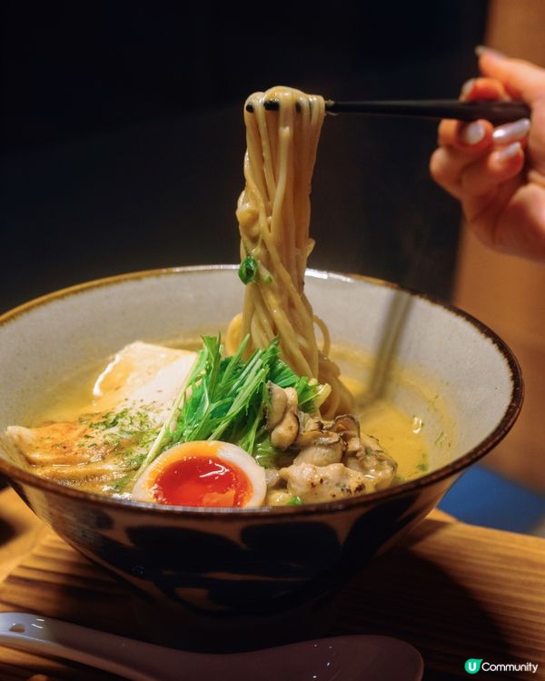 立体派冬日新品：蠔香爆發＋魚介白湯拉面🍜