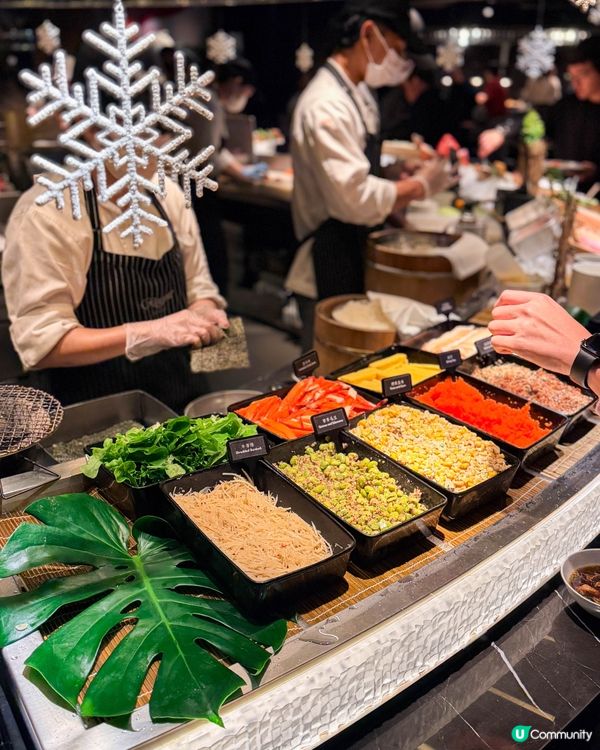 台北栢麗廳🎄聖誕自助餐儀式感滿滿