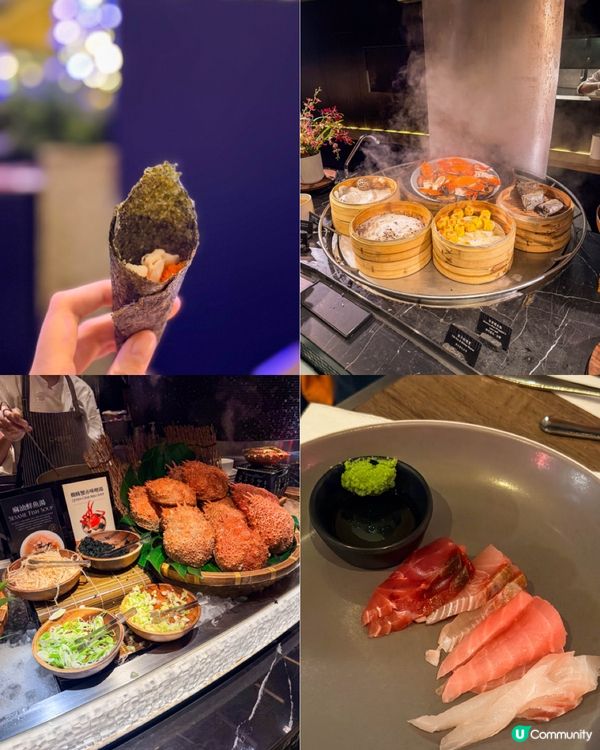 台北栢麗廳🎄聖誕自助餐儀式感滿滿