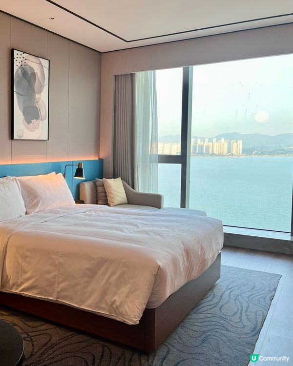 希爾頓花園酒店海景房全攻略 🌊睡進汕尾的海風裡