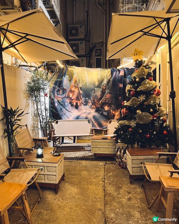 上環露營主題cafe🏕️生日甜品免費送寫字及即影即有