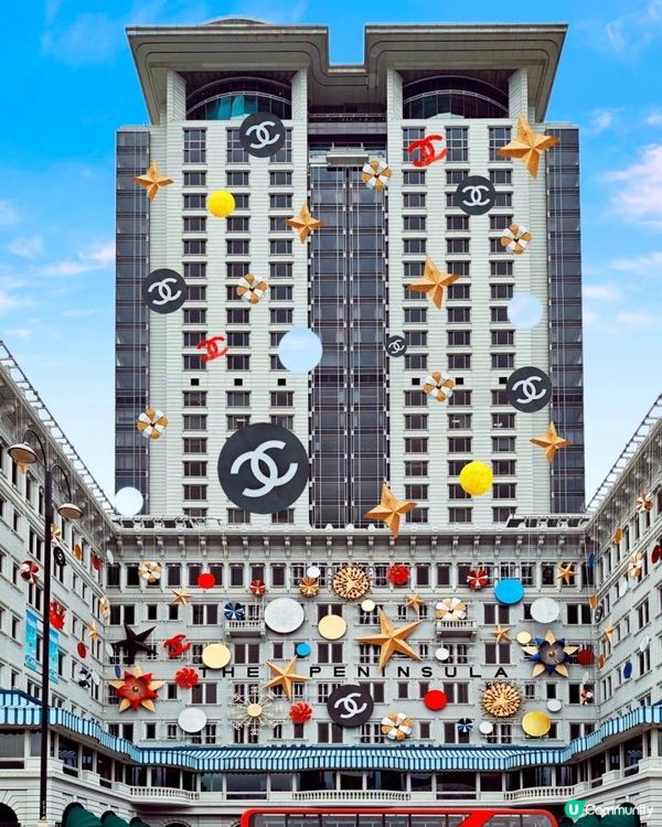 半島酒店CHANEL聖誕燈飾