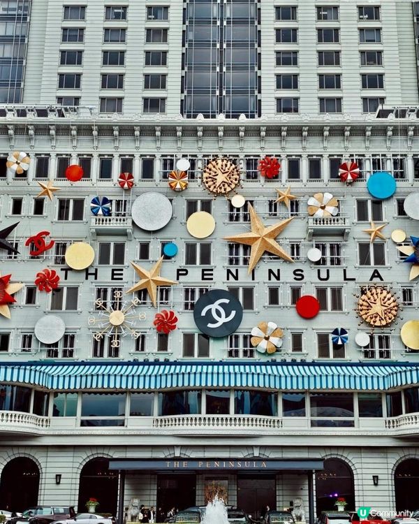 半島酒店CHANEL聖誕燈飾