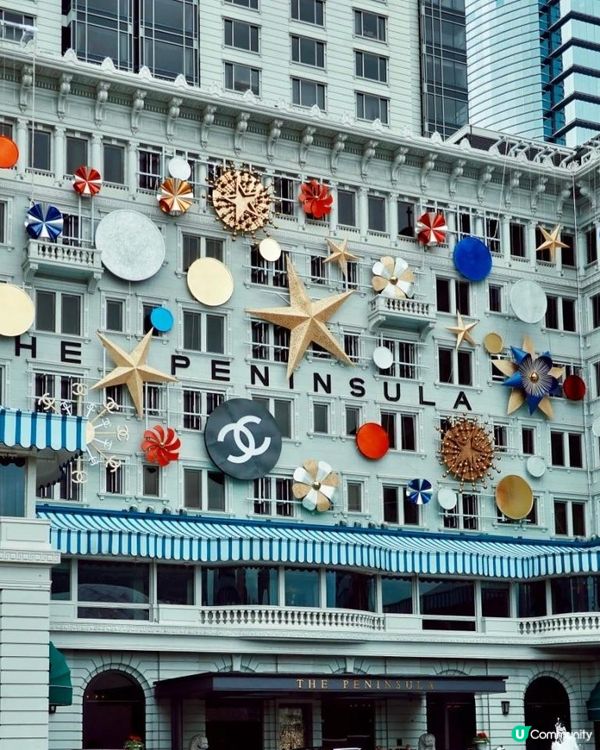 半島酒店CHANEL聖誕燈飾