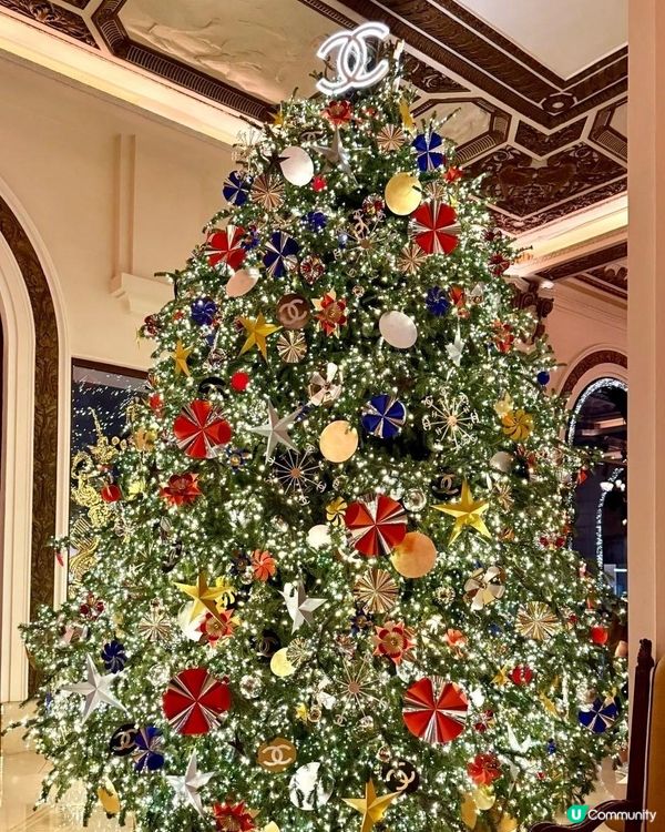 半島酒店CHANEL聖誕燈飾