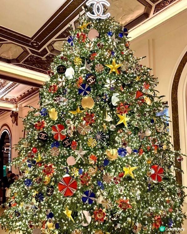 半島酒店CHANEL聖誕燈飾