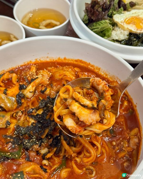 首爾安國站人氣辣炒章魚麵店👅🐙