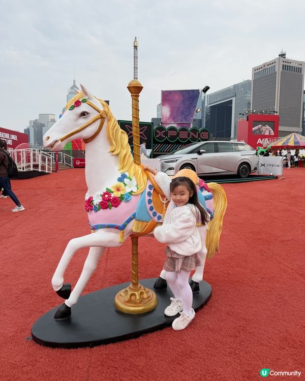 一家大細去嘉年華！毛毛大豐收🥳