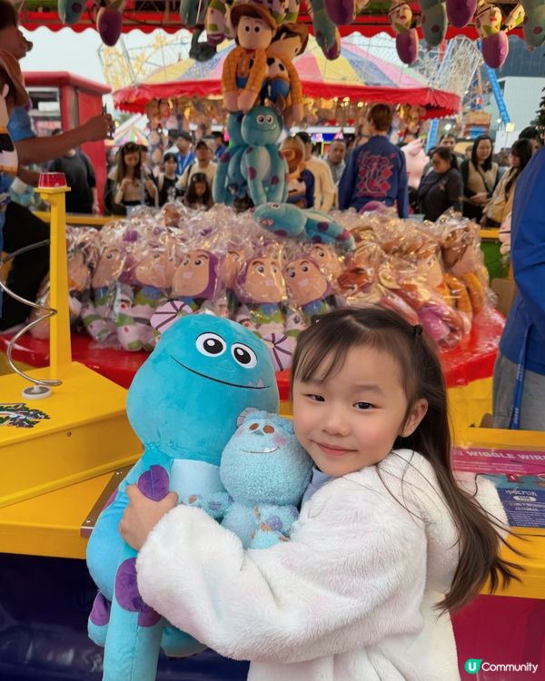 一家大細去嘉年華！毛毛大豐收🥳