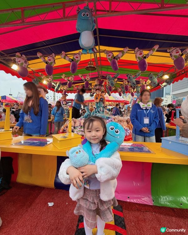 一家大細去嘉年華！毛毛大豐收🥳