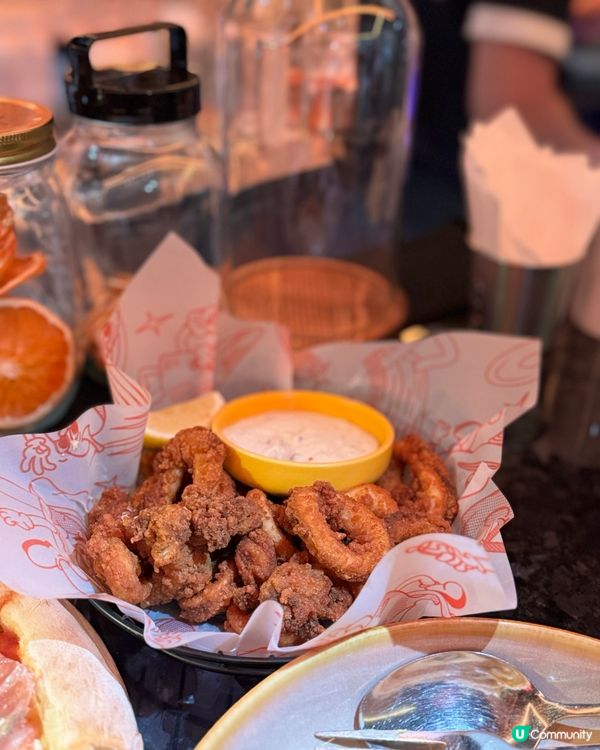 炸魷魚圈超正🤤！