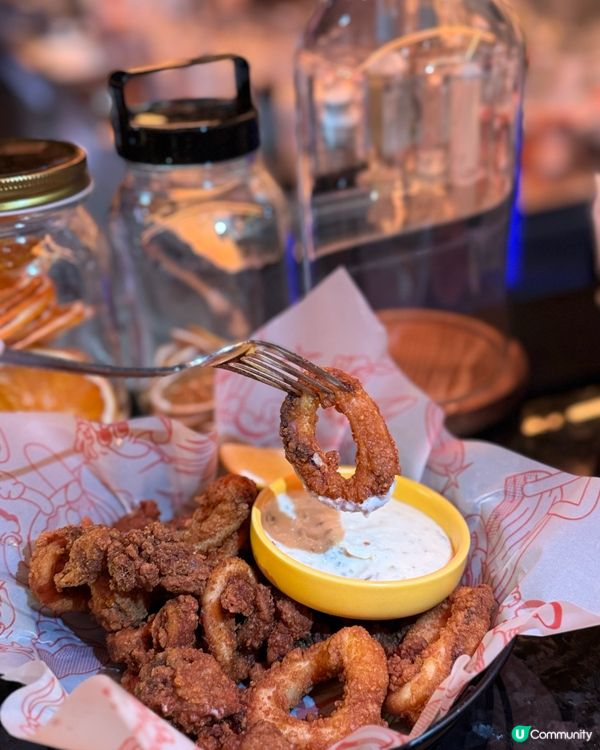 炸魷魚圈超正🤤！