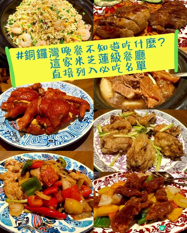銅鑼灣晚餐不知道吃什麼？這家米芝蓮級餐廳直接列入必吃名單 