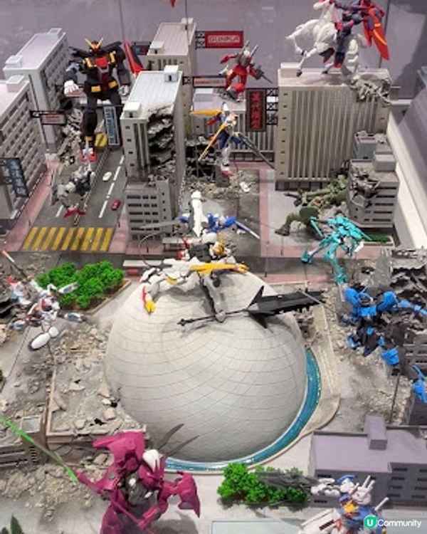 【香港四圍遊】啟德│雙子匯 2 期 ♥ 香港首間官方旗艦店 Gundam Base 香港店。1:2神高達巨型半身立像。香港情景模型。限定版高達模型
