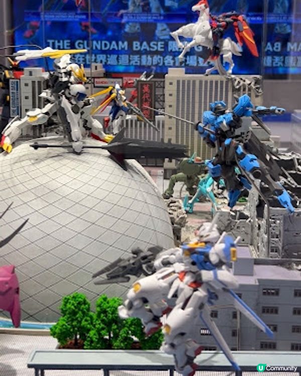 【香港四圍遊】啟德│雙子匯 2 期 ♥ 香港首間官方旗艦店 Gundam Base 香港店。1:2神高達巨型半身立像。香港情景模型。限定版高達模型