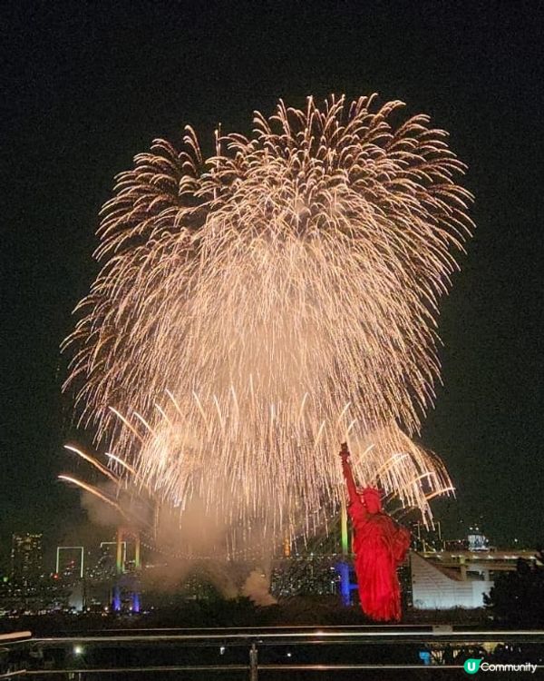12月東京遊！台場夜景煙花🌉🎆 靚爆！