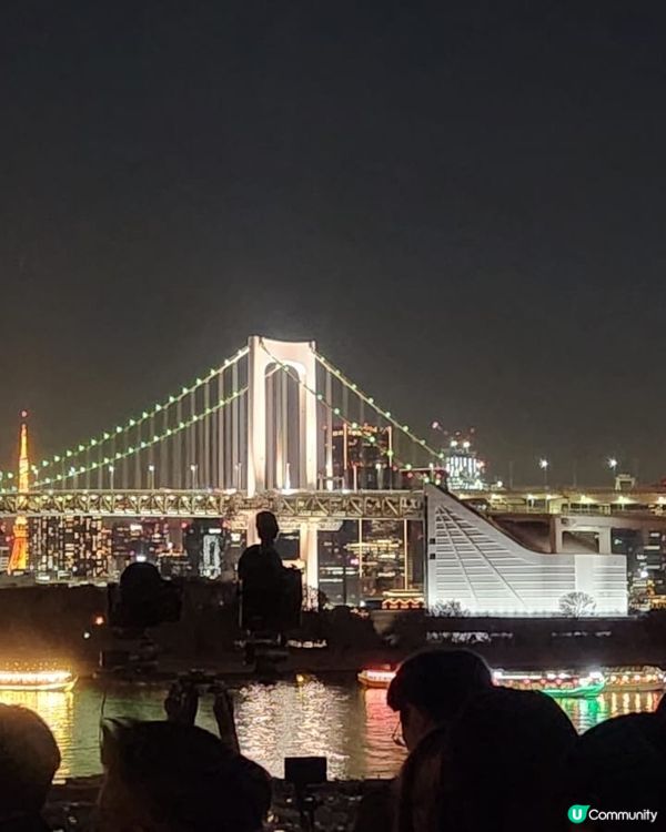 12月東京遊！台場夜景煙花🌉🎆 靚爆！