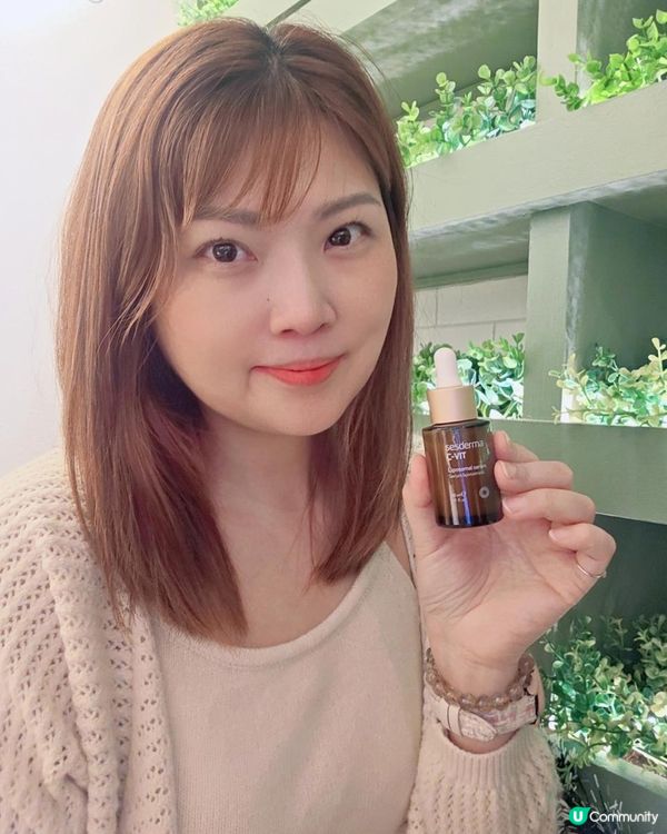 西班牙Sesderma C-VIT 亮白精華，透光肌有跡可尋～