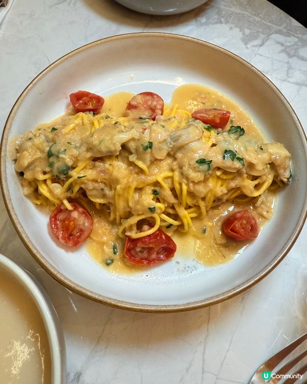 蒜香意粉+黑毛豬😋荃新天地打卡！🍝🐷