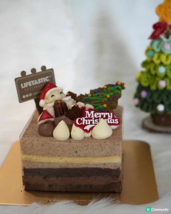 期間限定！朱古力核桃蛋糕 🎄🍰😋