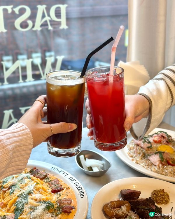 1. 弘大明星餐廳🤩！意粉牛扒超正🤤！ #韓國美食